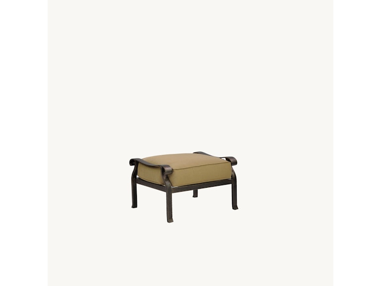 Castelle Outdoor Furniture Madrid Cushioned Ottoman 3813T at Norwood Furniture