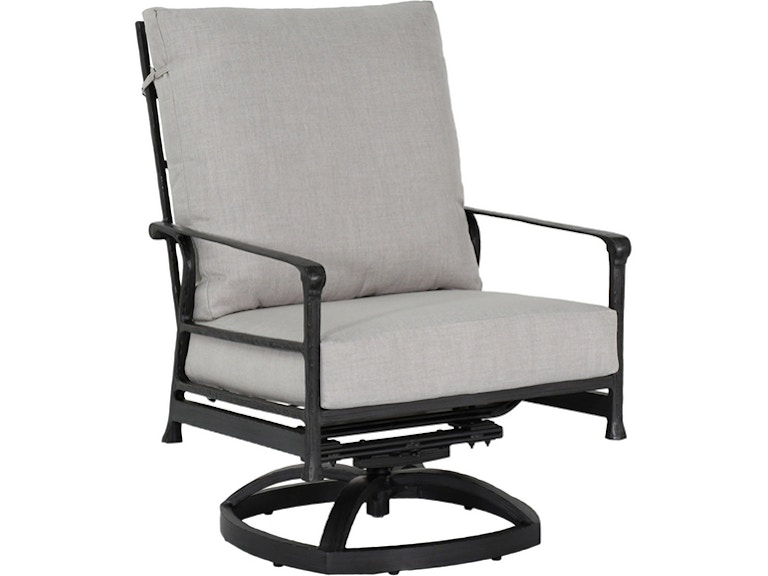 Castelle Outdoor Furniture Marquis High Back Cushioned Lounge Swivel Rocker 1D16R At Norwood Furniture