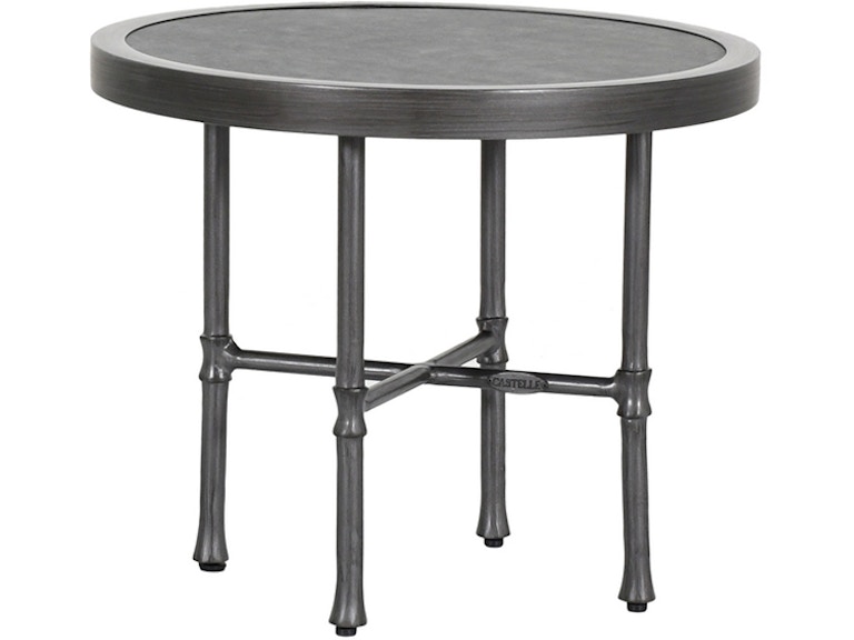Castelle Outdoor Furniture Marquis Tables 24" Round Side Table D1CP24 at Norwood Furniture