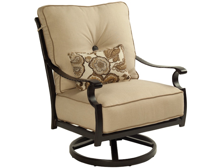 Castelle Outdoor Furniture Monterey Cushioned Lounge Swivel Rocker 5815T at Norwood Furniture