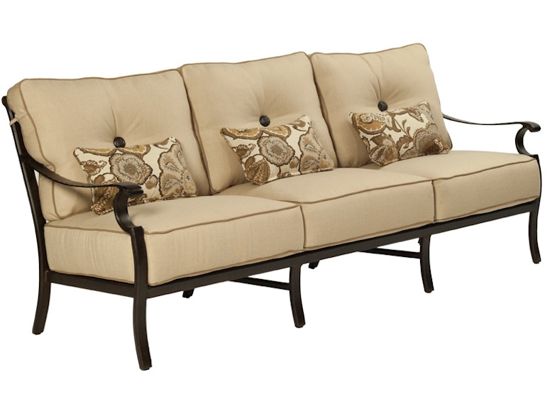 Castelle Outdoor Furniture Monterey Cushioned Sofa 5814T at Norwood Furniture
