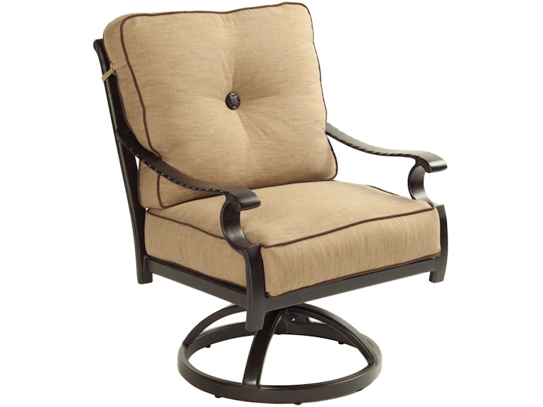 Castelle Outdoor Furniture Monterey Cushioned Swivel Rocker 5807T at Norwood Furniture