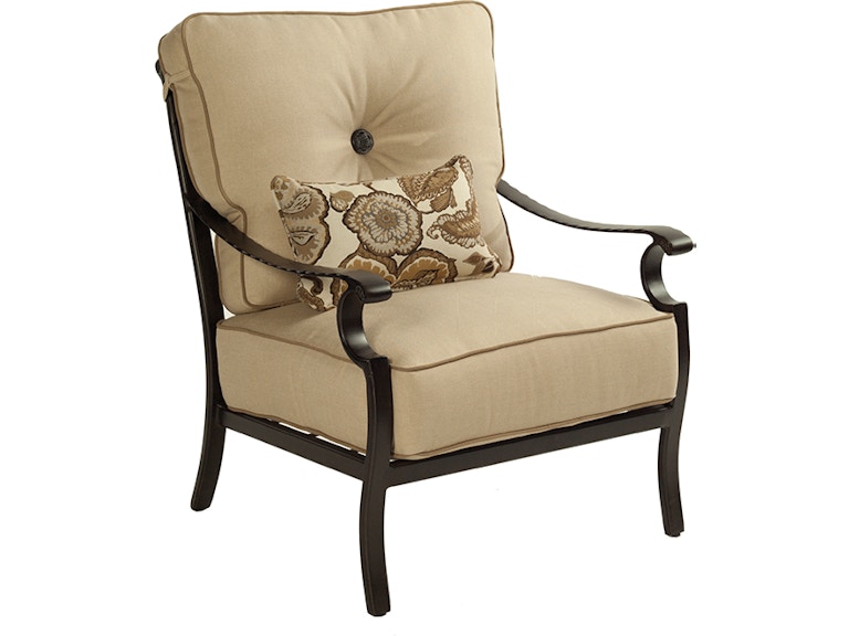 Castelle Outdoor Furniture Monterey High Back Cushioned Lounge Chair 5830T at Norwood Furniture
