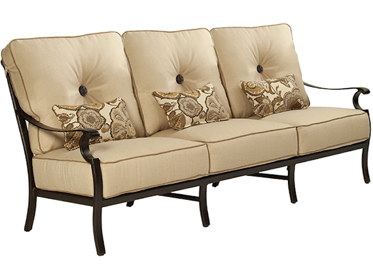 Castelle Outdoor Furniture Monterey High Back Cushioned Sofa 5834T at Norwood Furniture