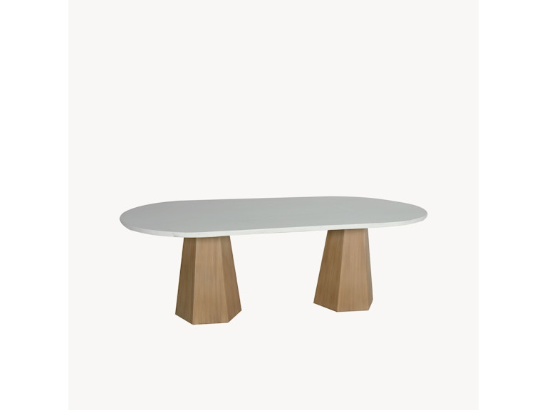 Castelle Outdoor Furniture Nicoya 84" Oval Dining Table (RTA) A5ODK84 at Norwood Furniture
