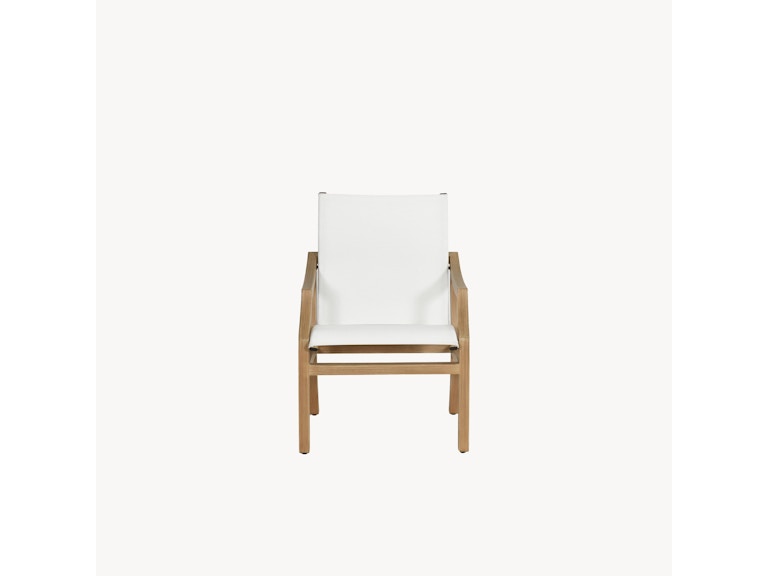 Castelle Outdoor Furniture Nicoya Sling Dining Chair 5A65S at Norwood Furniture