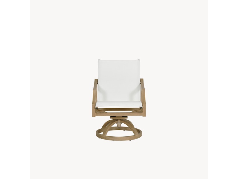 Castelle Outdoor Furniture Nicoya Sling Dining Swivel Rocker 5A68S at Norwood Furniture