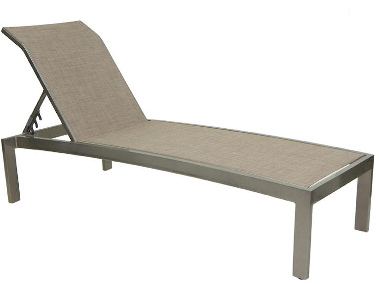 Castelle Outdoor Furniture Orion Adjustable Sling Chaise Lounge 1072S At Norwood Furniture