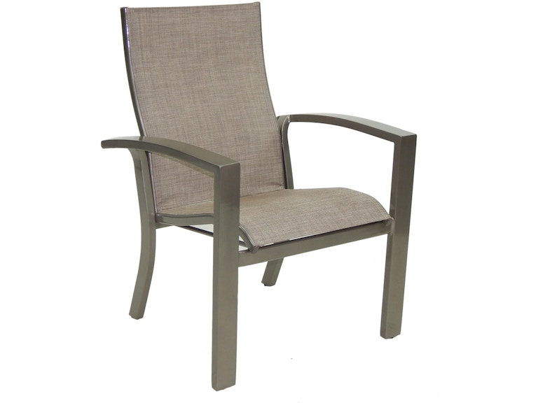 Castelle Outdoor Furniture Orion Sling Dining Chair 1075S at Norwood Furniture
