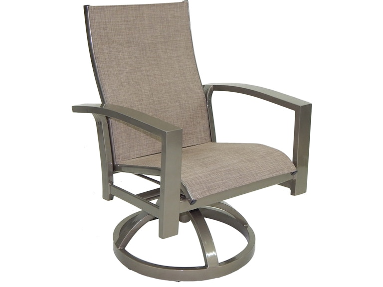 Castelle Outdoor Furniture Orion Sling Swivel Rocker 1078S at Norwood Furniture