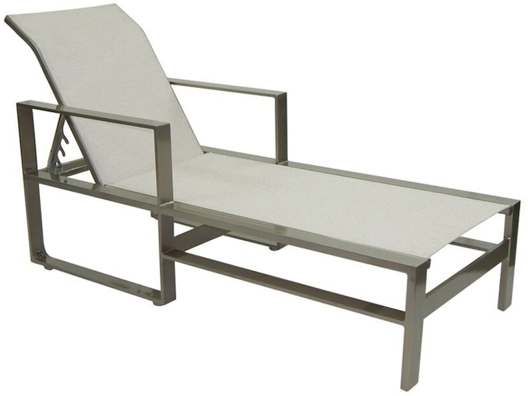 Castelle Outdoor Furniture Park Place Adjustable Sling Chaise Lounge 2272S at Norwood Furniture