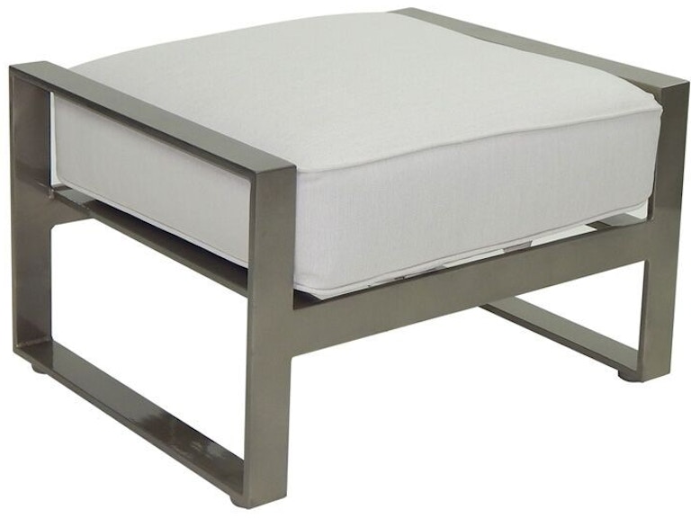 Castelle Outdoor Furniture Park Place Cushioned Ottoman 2213T at Norwood Furniture