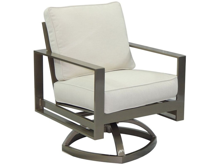 Castelle Outdoor Furniture Park Place Cushioned Swivel Rocker 2207T at Norwood Furniture