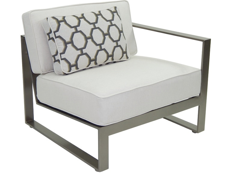 Castelle Outdoor Furniture Park Place Sectional Left Arm Lounge Unit 2221T At Norwood Furniture