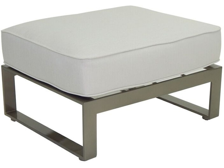Castelle Outdoor Furniture Park Place Sectional Lounge Ottoman 2223T at Norwood Furniture
