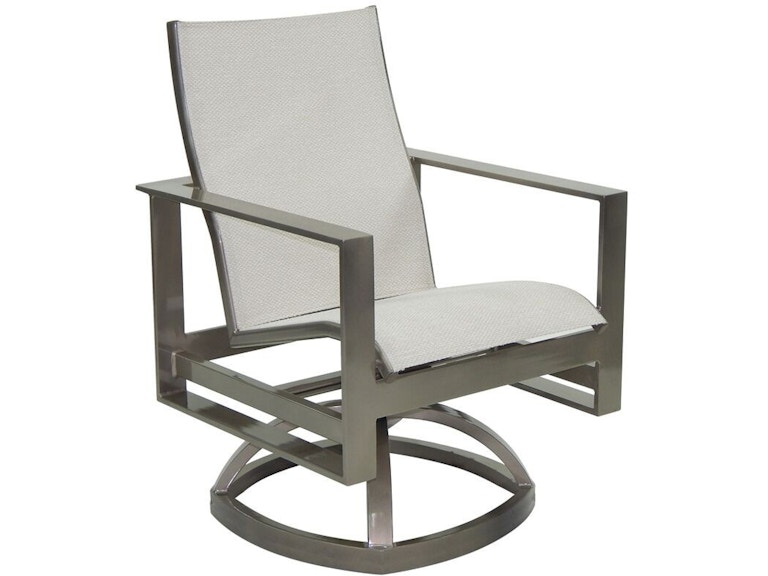 Castelle Outdoor Furniture Park Place Sling Swivel Rocker 2278S at Norwood Furniture