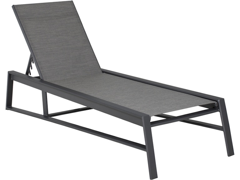 Castelle Outdoor Furniture Prism Adjustable Sling Chaise Lounge 0E92S at Norwood Furniture