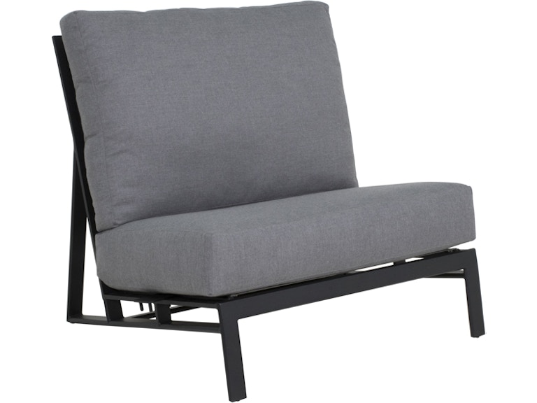 Castelle Outdoor Furniture Prism Sectional Armless Lounge Unit 0E24B at Norwood Furniture