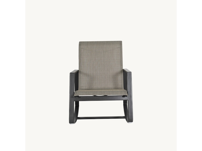 Castelle Outdoor Furniture Prism Sling Dining Rocking Chair 0E66S at Norwood Furniture