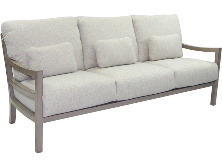 Castelle Outdoor Furniture Roma Cushioned Sofa 9614R at Norwood Furniture