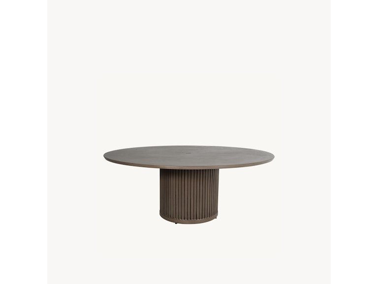 Castelle Outdoor Furniture Samara 72" Round Dining Table B6CDK72 at Norwood Furniture