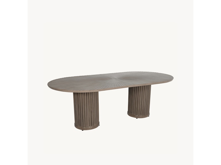 Castelle Outdoor Furniture Samara 84" Oval Dining Table B6ODK84 at Norwood Furniture