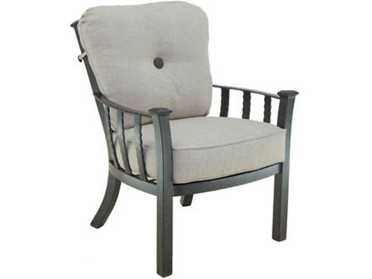 Castelle Outdoor Furniture Santa Fe Cushioned Dining Chair 1406T at Norwood Furniture