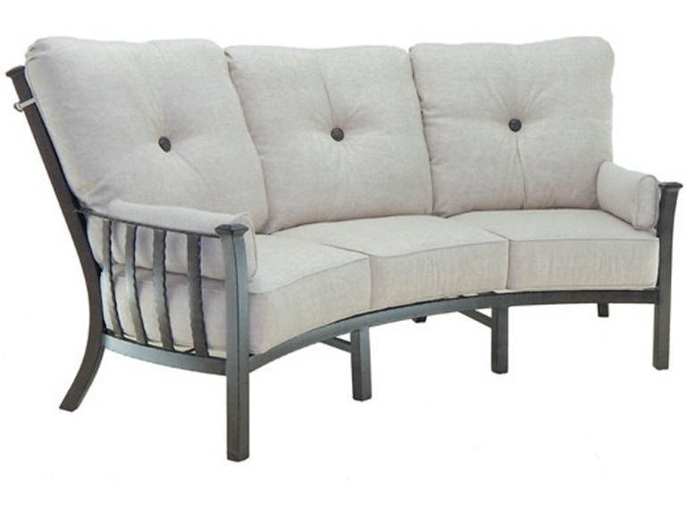 Castelle Outdoor Furniture Santa Fe Ultra High Back Crescent Sofa 1444T At Norwood Furniture