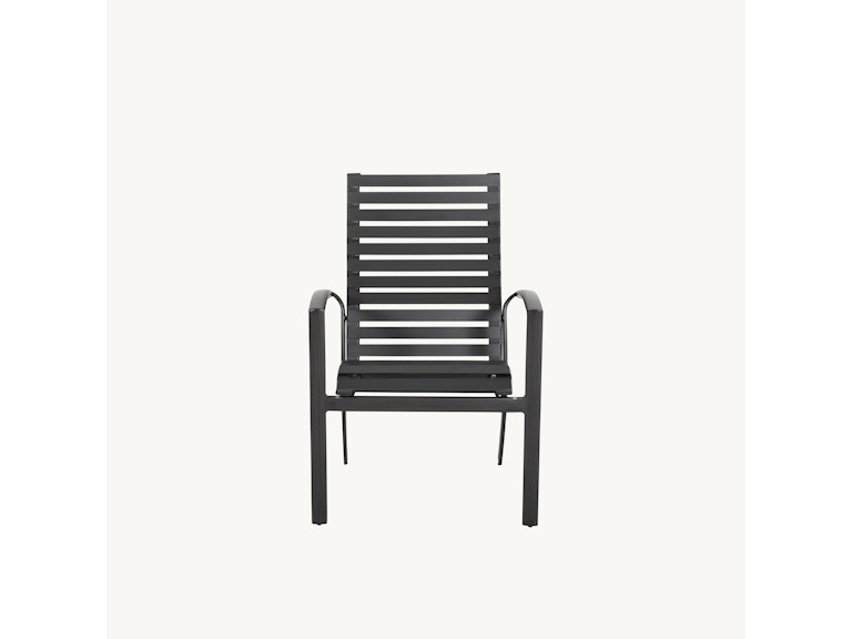 Castelle Outdoor Furniture Santorini Stackable Slats Dining Chair 5ZB40 at Norwood Furniture