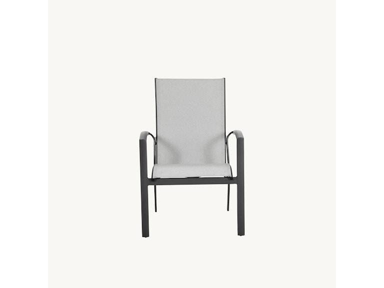 Castelle Outdoor Furniture Santorini Stackable Sling Dining Chair 5ZB75S at Norwood Furniture