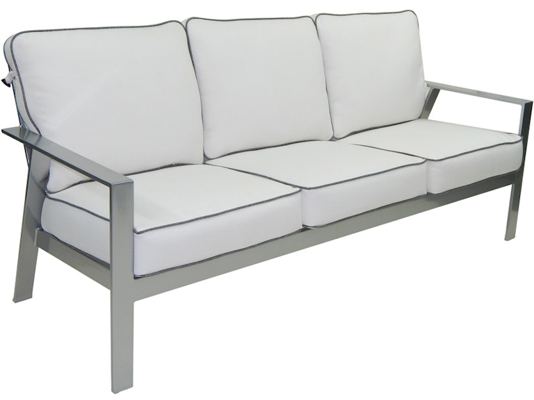 Castelle Outdoor Furniture Trento Cushioned Sofa 3134T At Norwood Furniture