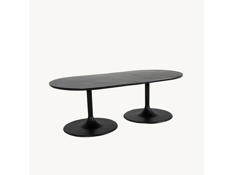 Castelle Outdoor Furniture Tulip 84" Oval Dining Table E1ODK84 at Norwood Furniture