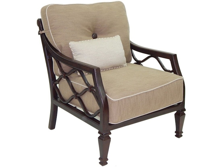 Castelle Outdoor Furniture Villa Bianca Cushioned Lounge Chair 1110T at Norwood Furniture