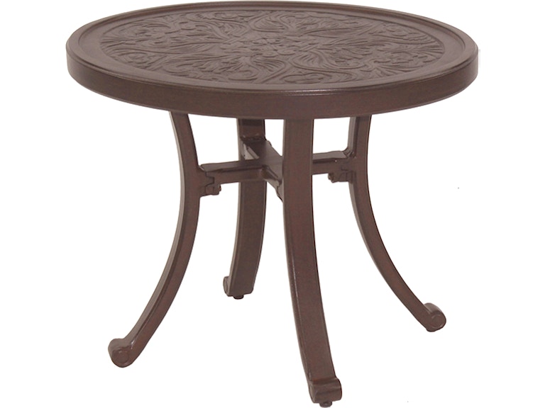 Castelle Outdoor Furniture Vintage 24" Round Occasional Table NCP24 at Norwood Furniture