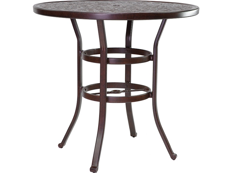 Castelle Outdoor Furniture Vintage 42" Round Bar Height Table NCH42 at Norwood Furniture