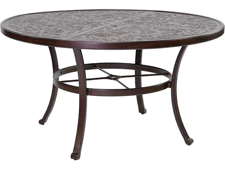 Castelle Outdoor Furniture Vintage 54" Round Cast Top Dining Table NCD54 at Norwood Furniture