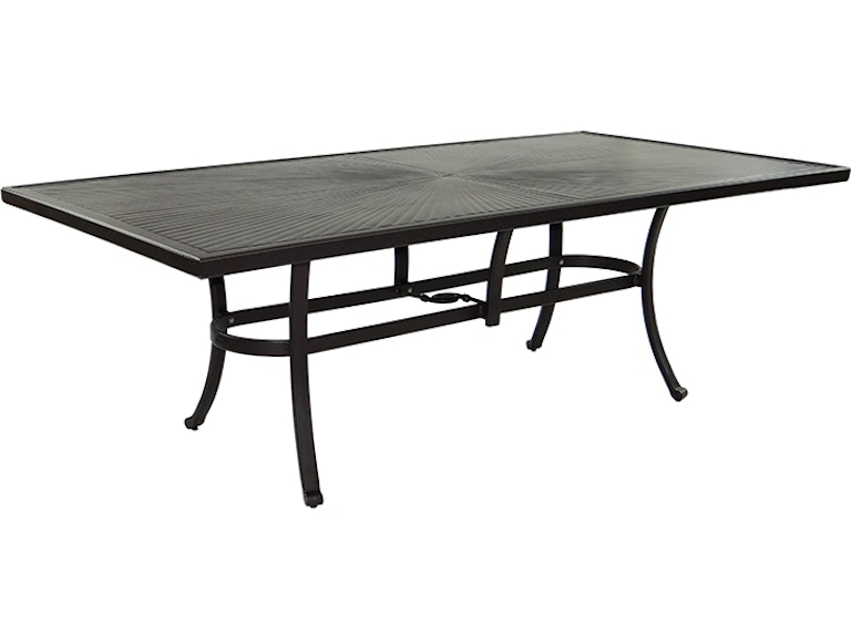 Castelle Outdoor Furniture Vintage 84" Rectangular Dining Table NRD84 at Norwood Furniture