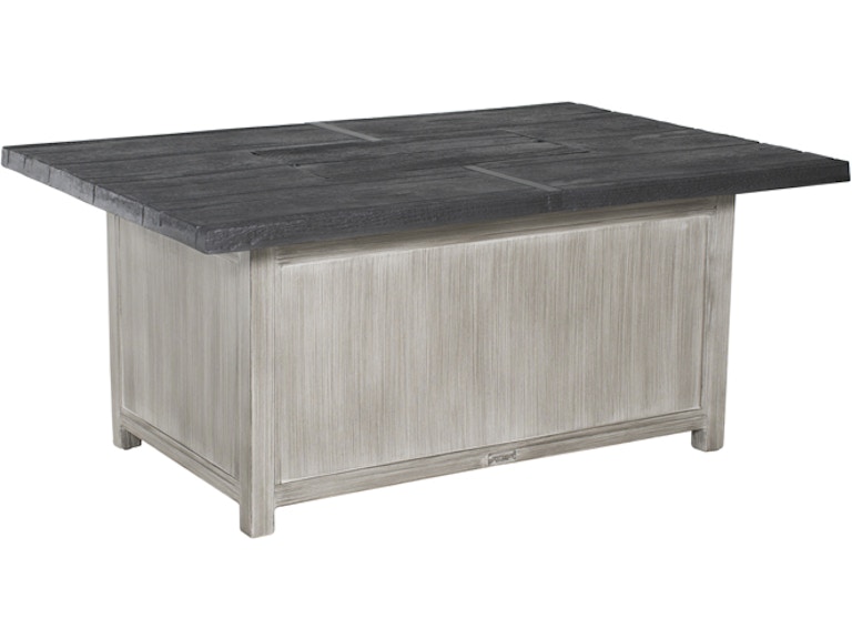 Castelle Outdoor Heating Antler Hill 36" X 52" Rectangular Coffee Table With Firepit A0RF32WL at Norwood Furniture