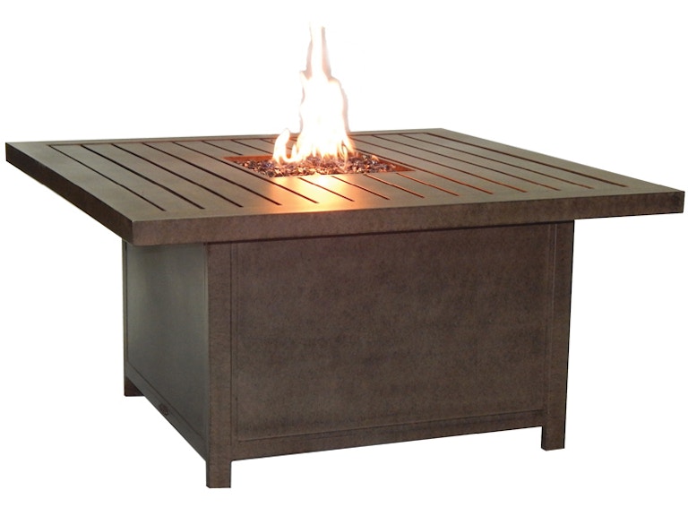 Castelle Outdoor Heating Moderna 36" X 52" Rectangular Coffee Table With Firepit PRF32WL at Norwood Furniture