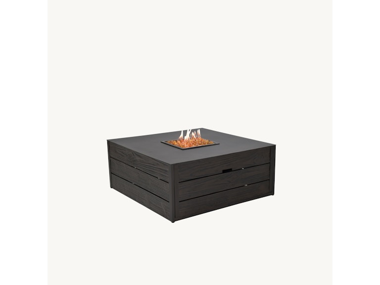 Castelle Outdoor Heating Nature's Wood Square Firepit Coffee Table F1NSF42WL at Norwood Furniture