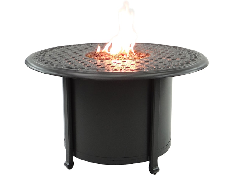 Castelle Outdoor Heating Vintage 38" Round Coffee Table With Firepit DCF38WL at Norwood Furniture