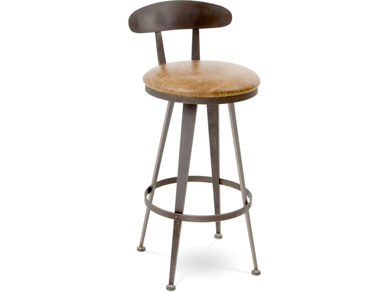 Charleston Forge Casual Dining Aries Swivel Barstool C865 at Norwood Furniture