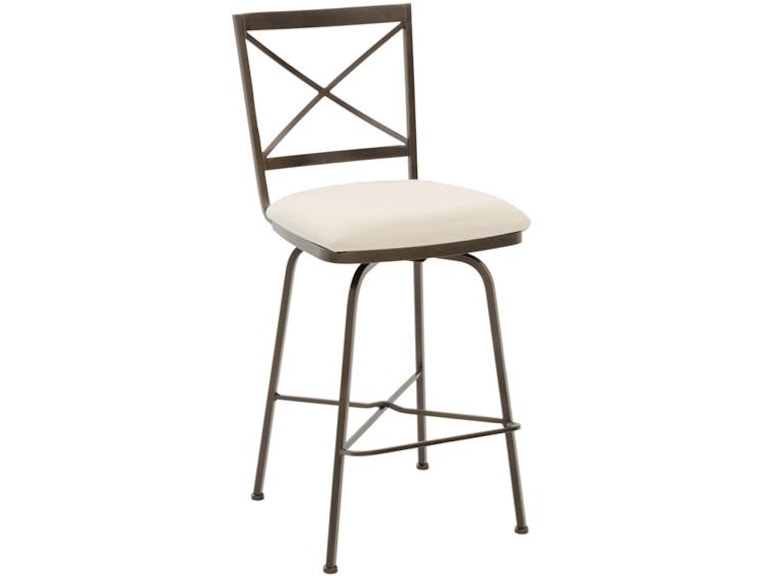 Charleston Forge Casual Dining Barkley Swivel Barstool C762 at Norwood Furniture