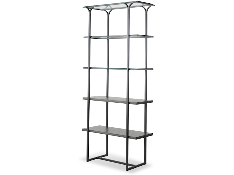 Charleston Forge Living Room Wave Etagere 8250 at Norwood Furniture