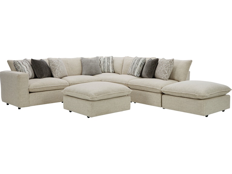 Craftmaster Living Room Sectional 7127BD-Sect at Norwood Furniture
