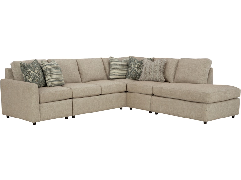 Craftmaster Living Room Sectional 7380-Sect at Norwood Furniture