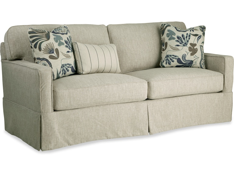 Craftmaster Living Room Slipcovered Queen Sleeper 937447-68BD at Norwood Furniture