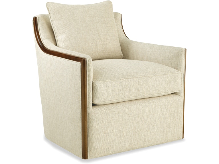 Craftmaster Living Room Swivel Chair 037410BDSC at Norwood Furniture