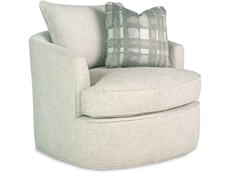 Craftmaster Living Room Swivel Chair 085710BDSC at Norwood Furniture