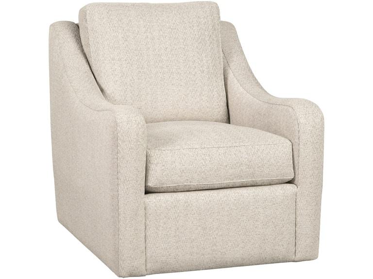 Craftmaster Living Room Swivel Chair 087710BDSC at Norwood Furniture